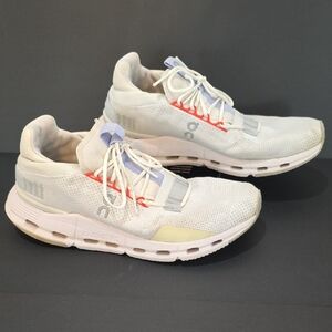 On Cloud Nova 2 Running Glacier White Women's Sneakers Size 10.5